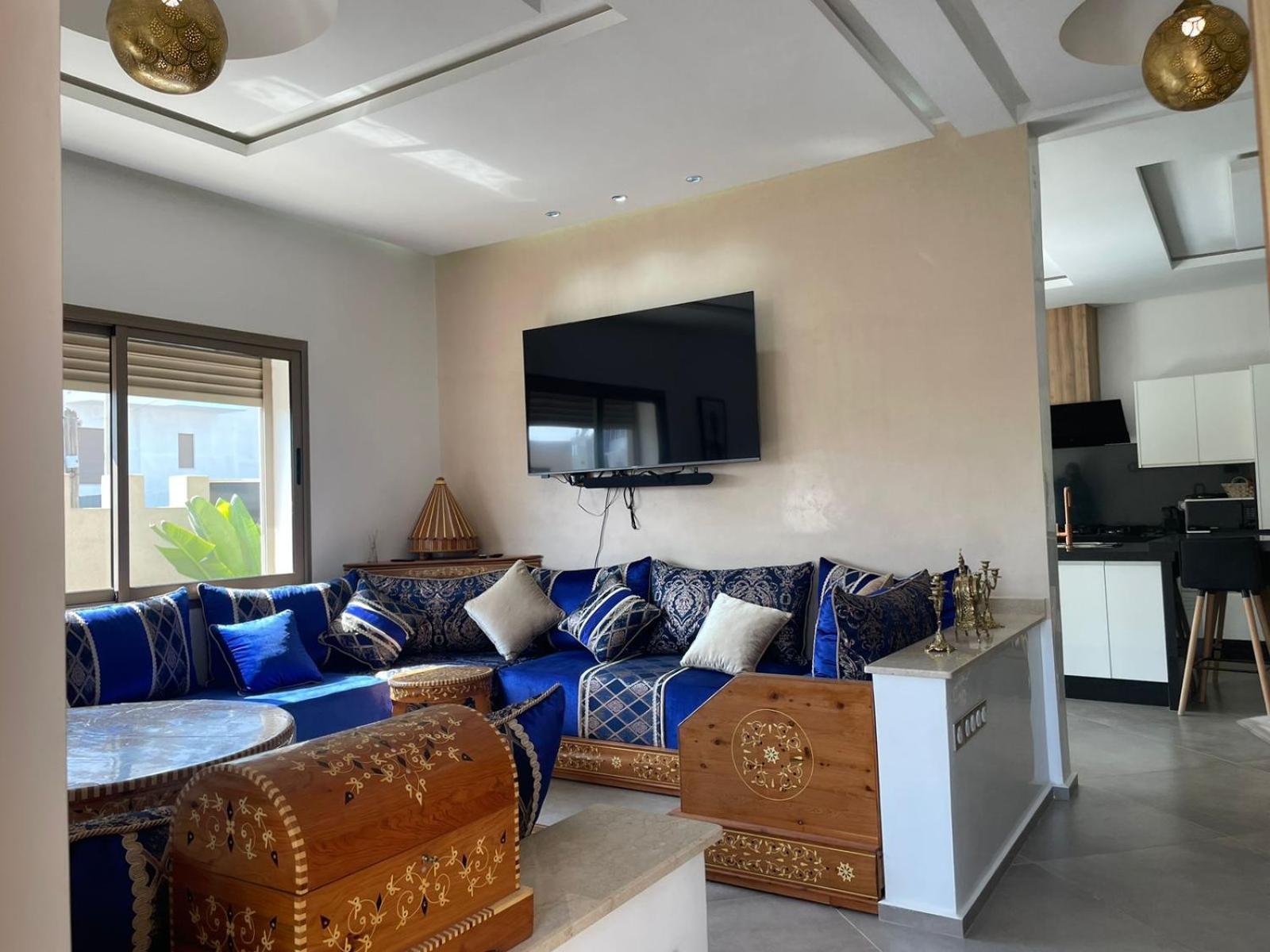 Villa Moderne A 5 Min De La Plage Avec Jardin Et 3 Salons Esauira Exterior foto
