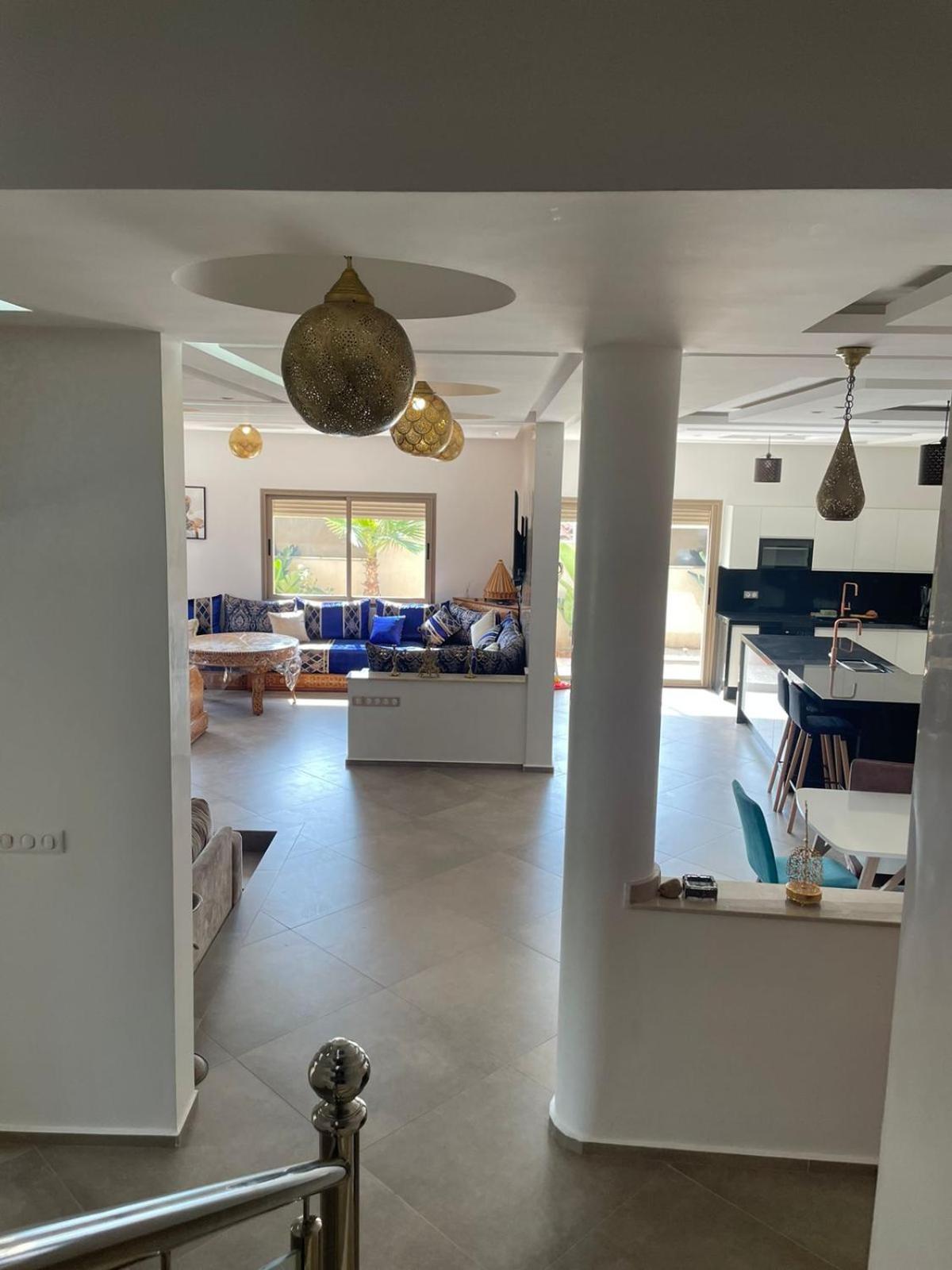 Villa Moderne A 5 Min De La Plage Avec Jardin Et 3 Salons Esauira Exterior foto